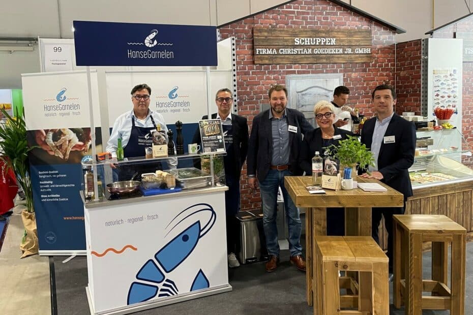 HanseGarnelen Team auf der Messe