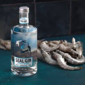 Frische Garnelen Gin